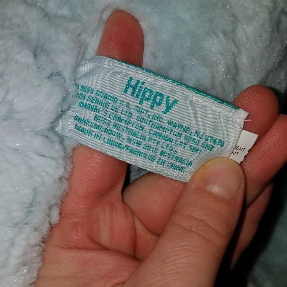 Hippy Blue Hippo Plush Stuffed Animal Russ Baby